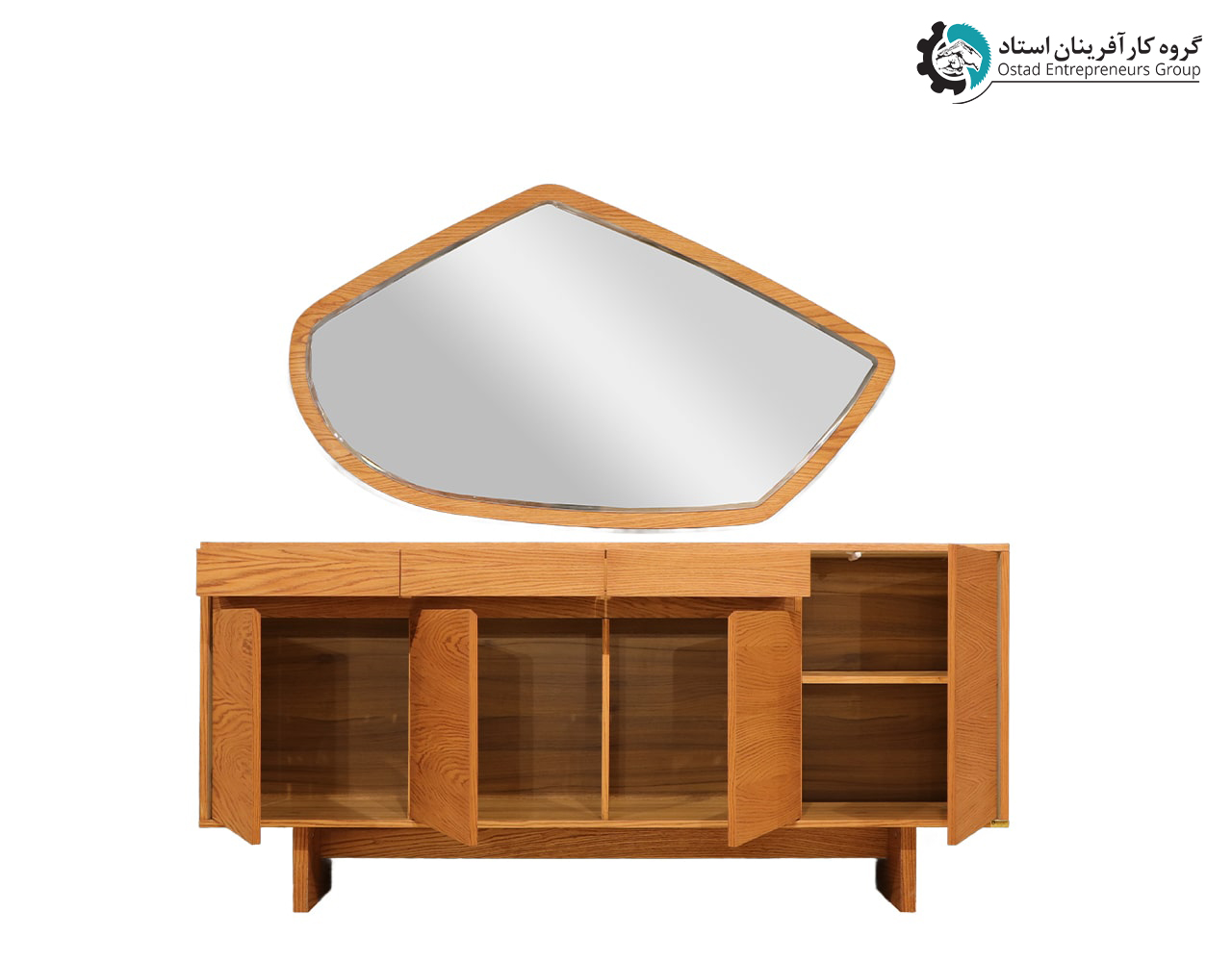 مرآة ووحدة كونسول طراز کاریزما