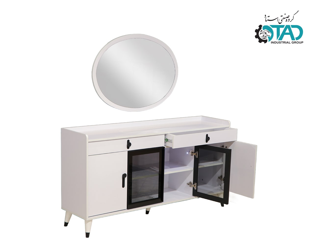 Liana Mirror and Console