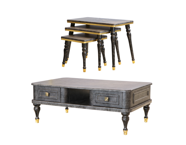 Artemis model coffee table and side table