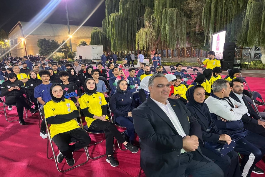 حضور ملی‌پوشان موی‌تای ایران در آیین بدرقه کاروان‌های اعزامی به بازی‌های آسیایی جوانان و همبستگی اسلامی