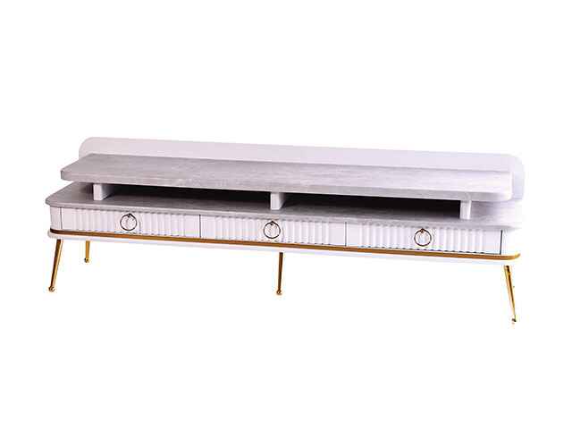 میز تلویزیون 180 سانتی پایه فلزی مدل آلبرتا